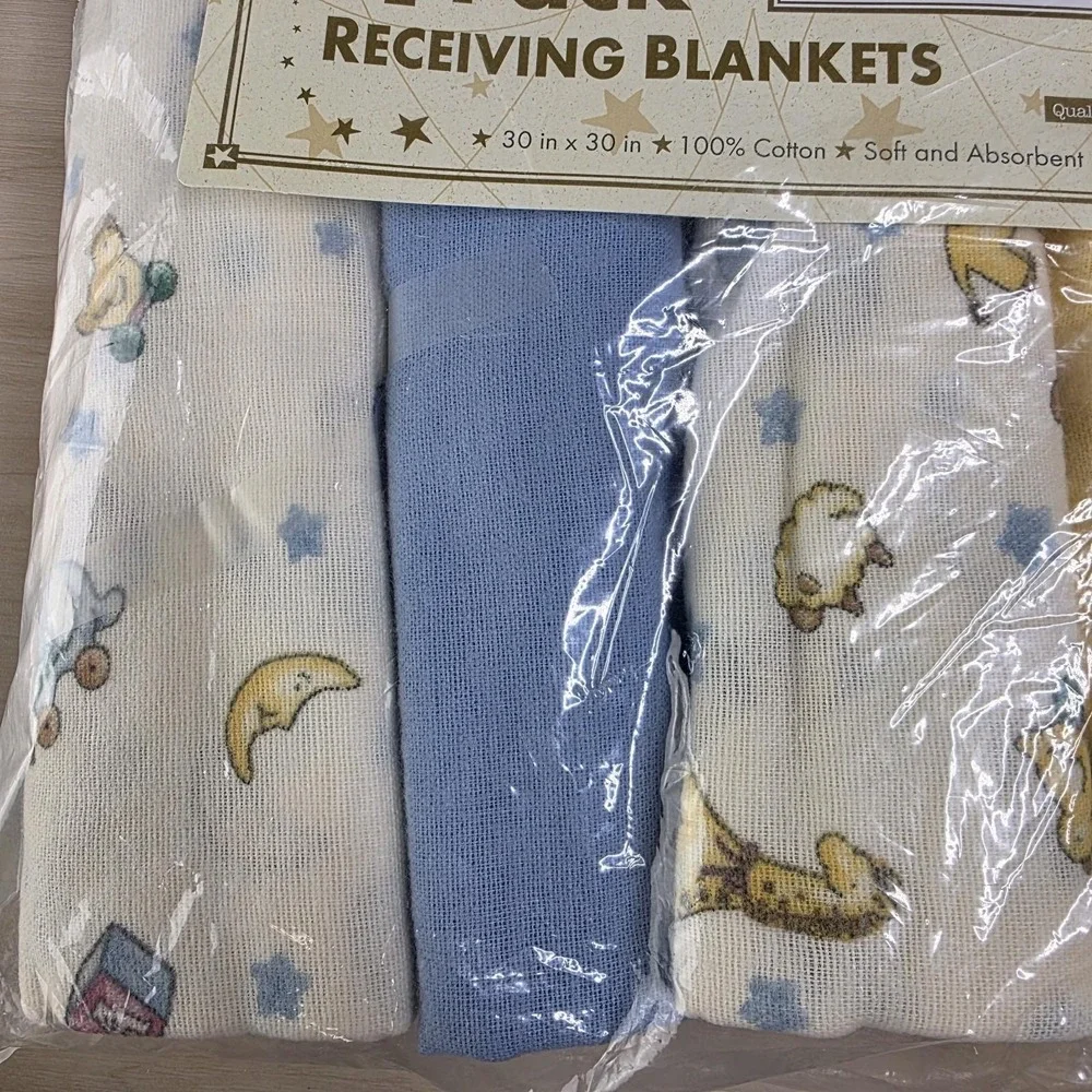 McBaby Receiving Blankets 4 Pack 30 